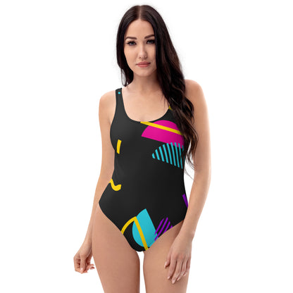 One-Piece Swimsuit (Black)