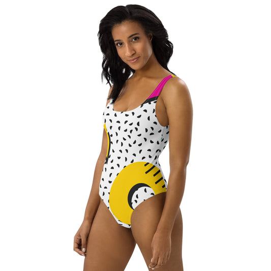 One-Piece Swimsuit (White)