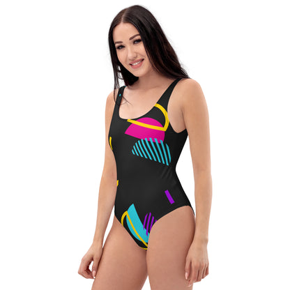 One-Piece Swimsuit (Black)