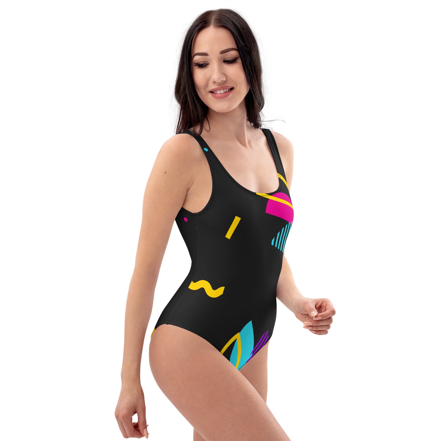 One-Piece Swimsuit (Black)