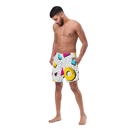 Men's Swim Trunks (White)